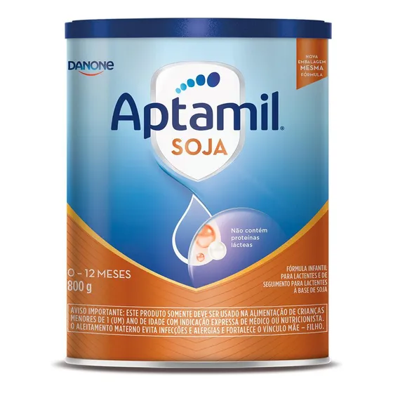 Fórmula Infantil Aptamil Soja 800g 0 a 12 meses