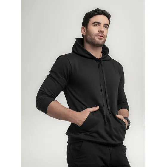 Buzo Hombre Negro Mp 89754