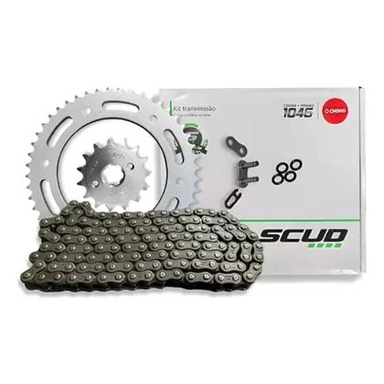 Kit Relação Com Retentor Bros 160 150 Xre 190 Aço 1045 Scud