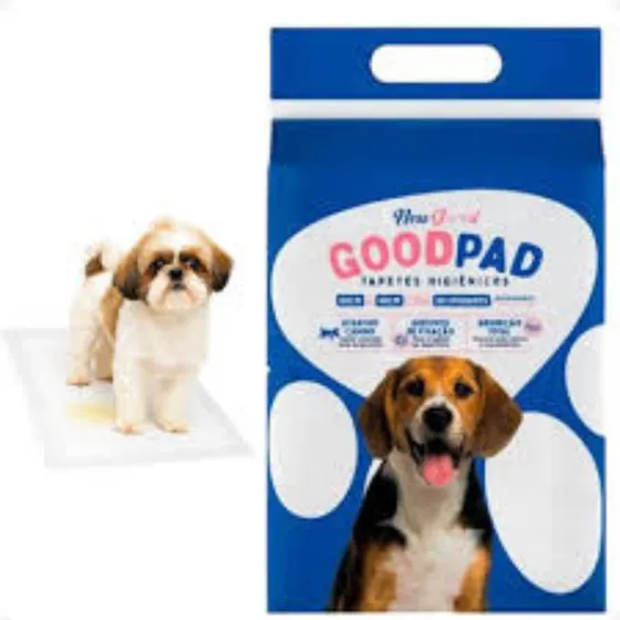 Tapete Higiênico Zeus Store Pet 80x60cm 30 Unidades Premium Cães Gatos Grande Pequeno Porte Filhote Adulto Descartável Gel Super Absorvente Atrativo Canino Neutraliza Odor Banheiro Sanitário Adesivo