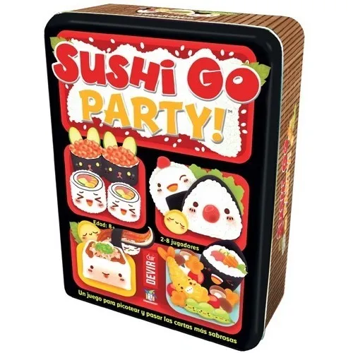 Juego De Mesa Sushi Go Party ! Cartas Devir Original Español
