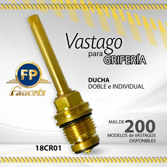 Vastago Fp Ducha Doble E Individual C/u 18cr01 / 000006236