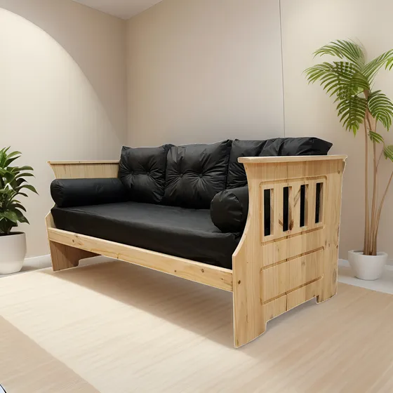 Divan Cama Sillon + Colchon Y Almohadones - Fadimar Fabrica