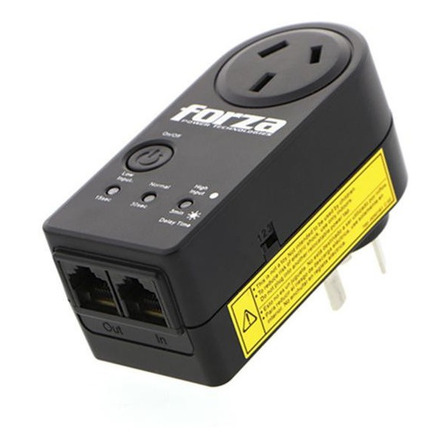 Protector De Voltaje Forza Fvp-1202n-a Zion 220v 1800w Rj45 Color Negro Protector De Voltaje Forza Fvp-1202n-a Zion 220v 1800w Rj45 Color Negro
