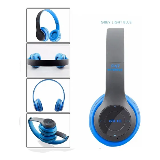 Audifonos Inalambricos P47 Bluetooh Mp3 Msd Rpc Celular