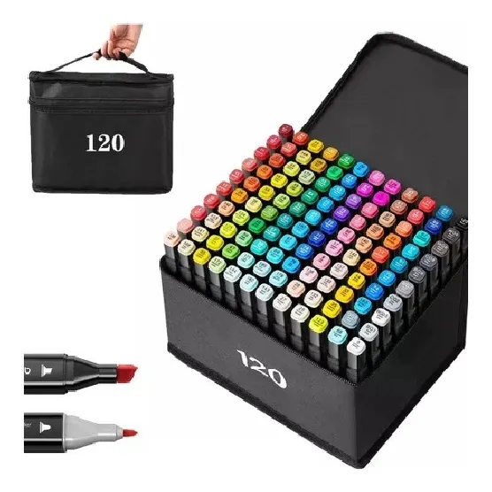 Marcadores De Alcohol De 120 Colores Generic