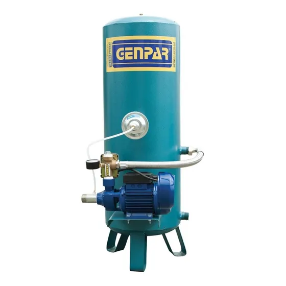 Tanque-pulmon Genpar 25,40,80,120y150 Gal. 2 Años Garantía.