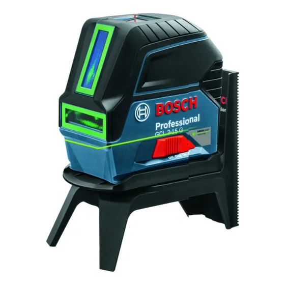 Nivel Laser Combinado 2 Lineas Y Plomada Bosch Gcl 2-15 G