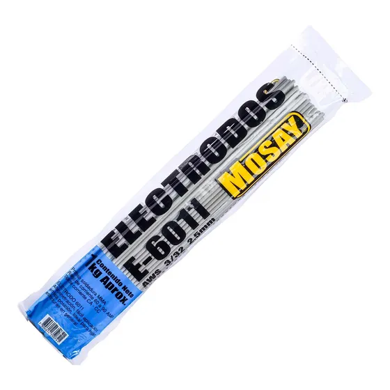 Electrodo Soldadura E-6011 3/32 (2,4mm ) 1kg - Mosay