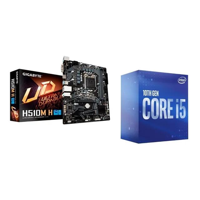 Kit Actualización Intel Core I5 10400 Gigabyte H510 Kt