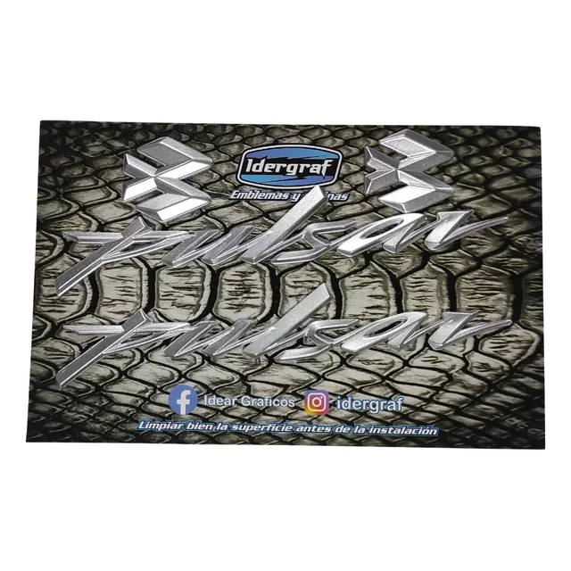 Emblemas Pulsar 180 Ug/ Gt / 200 / 220 Tanque