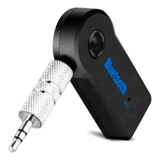 Recep Bluetoth Usb Auto Mirofono Manos Lires Etreo Negro