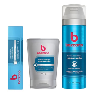 Kit Para Barba Bozzano Espuma + Creme + Bálsamo Pós Barba. Kit Para Barba Bozzano Espuma + Creme + Bálsamo Pós Barba.