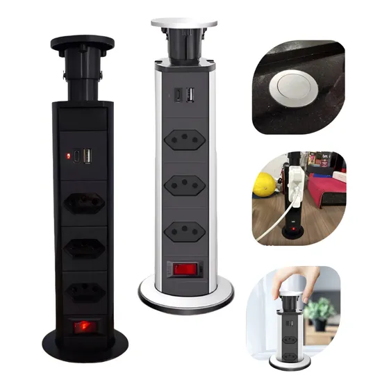 Torre Tomada Organizadora Retrátil Embutir Multiplug E Usb