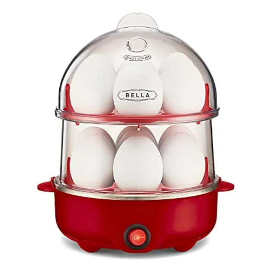 Bella - Cocedor Eléctrico Rápido Para Huevos,