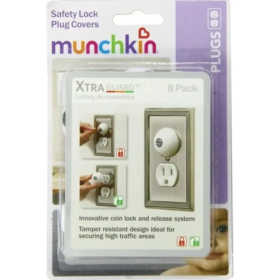 Set De 8 Protectores Para Toma Corriente Munchkin