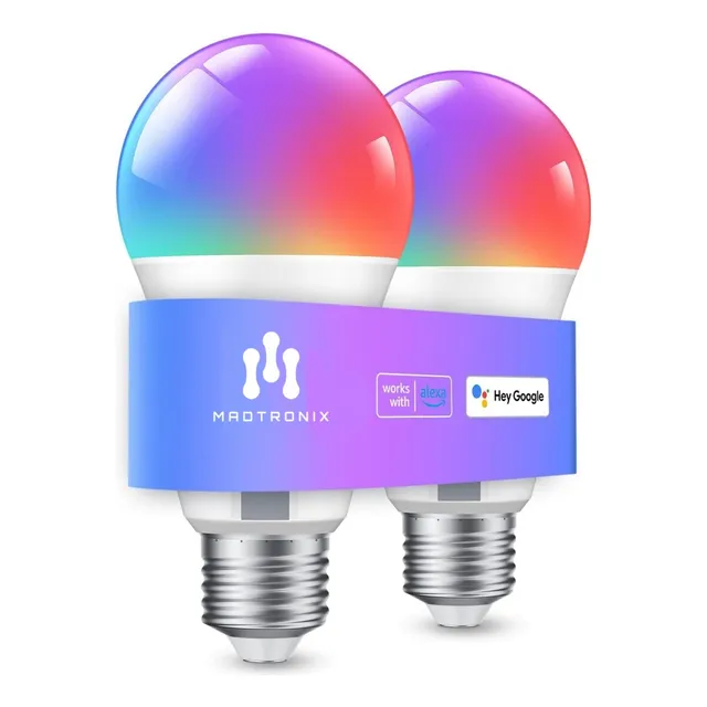 Foco Led Inteligente Wifi 2 Pack Rgb Madtronix 14w 1400lumen