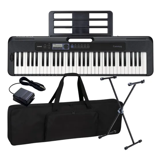 Teclado Casio Musical Ct-s300 Teclas Sensitivas Kit Completo