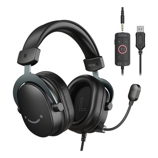 Auriculares De Juegos De Pc Fifine, Auriculares Usb Con Soni Auriculares De Juegos De Pc Fifine, Auriculares Usb Con Soni