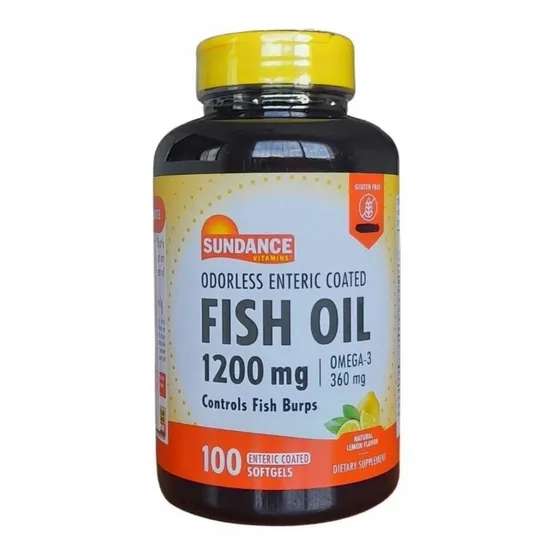 Aceite De Pescado Omega 3 Sundance 1200mg 100cap Colesterol