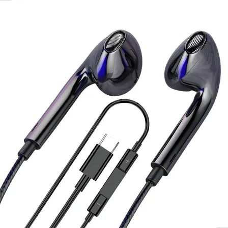 Fone De Ouvido Tipo C Para Galaxy A54 5g M54 5g Cor Preto