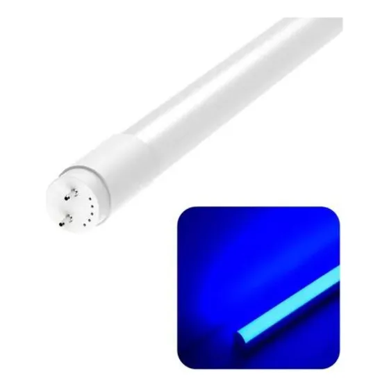 Lâmpada Tubular Led T8 18w Azul 1,20 Metros