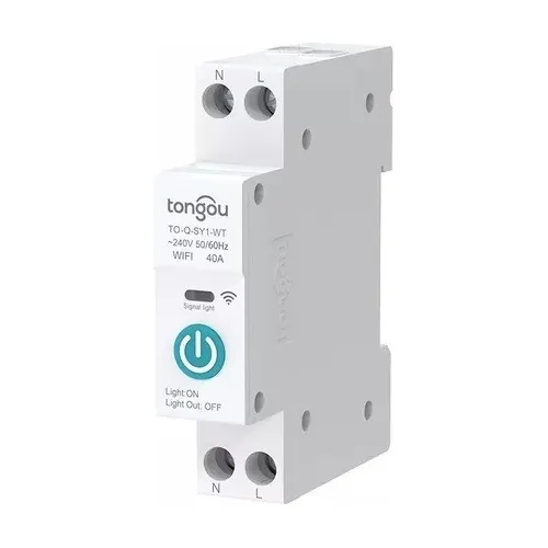 Tuya Con Medida Interruptor Circuito Inteligente Wi-fi 63a