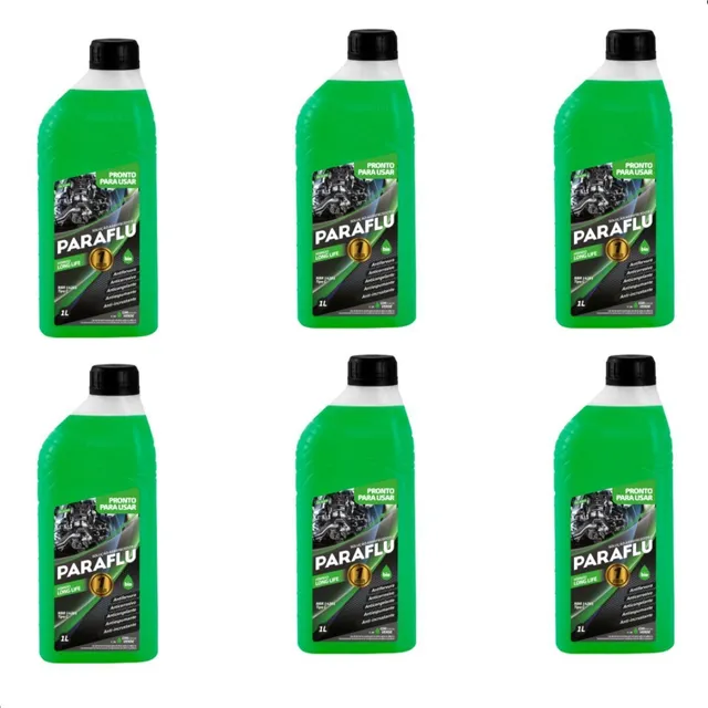 Kit 6 Aditivo Radiador Verde Corolla Etios Fielder Yaris
