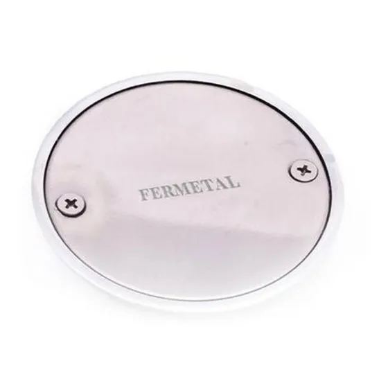 Centro Piso Pulido Cromado Tapa Ciega Fermetal Hogar