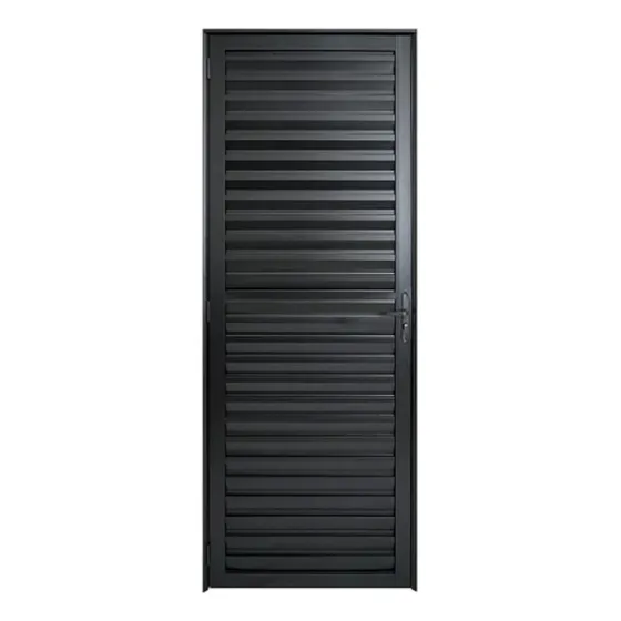 Porta Palheta 210x080 Preto Com Ventilação L. 25 