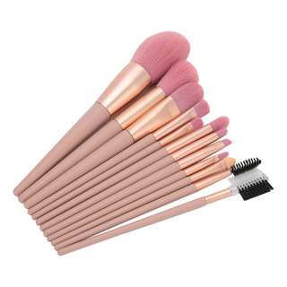 Juego De 12 Brochas De Maquillaje Para Rubor Facial En Polvo Juego De 12 Brochas De Maquillaje Para Rubor Facial En Polvo