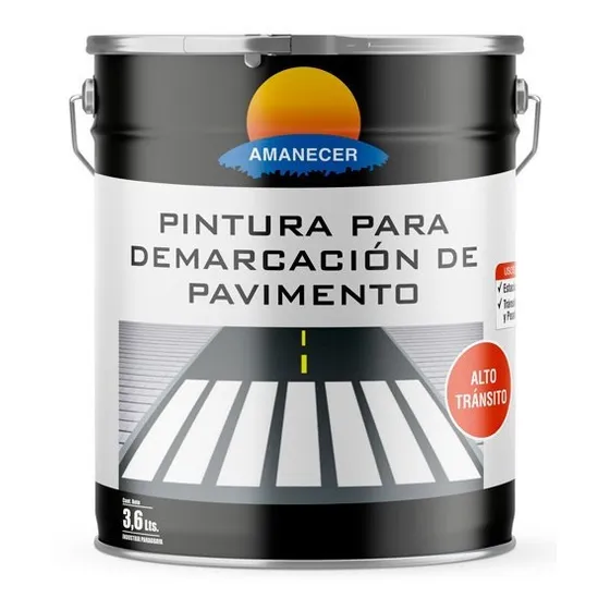 Pintura Para Pavimento Blanco 3,6 L