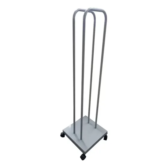 Porta Percha Ordenador De Perchas Con Ruedas! Plata O Blanco