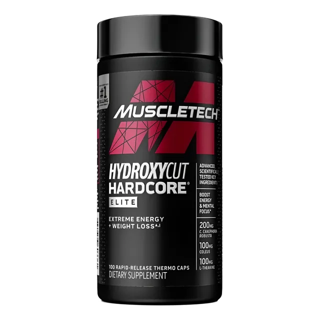 Hydroxycut Hardcore Elite (nueva Formul - L a $1092