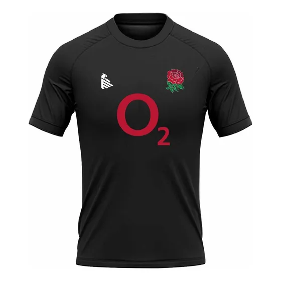Camiseta De Rugby Picton Inglaterra Entrenamiento Force Negr