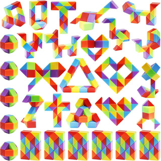 20 Serpientes Cubo Mágico Tipo Rubik Snake Juego Ingenio 20 Serpientes Cubo Mágico Tipo Rubik Snake Juego Ingenio