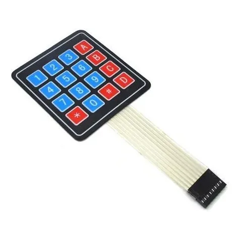 Keypad Membrana Matricial 4x4 16 Teclas 8 Pines Arduino