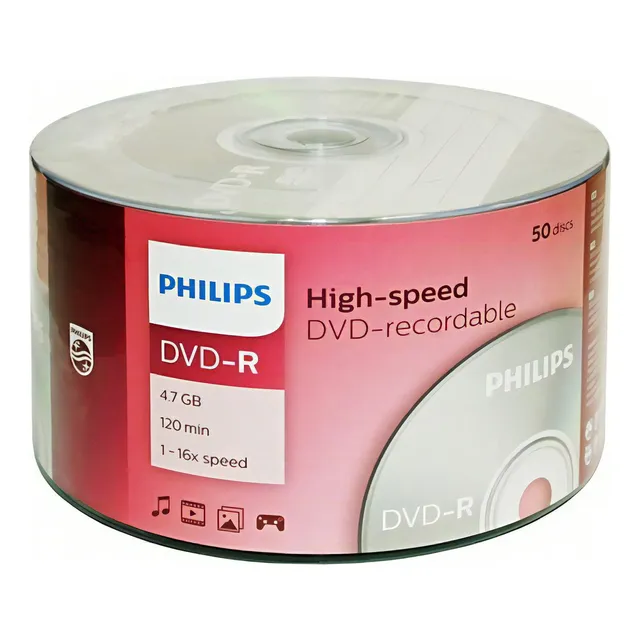 Dvd -r X50 Hp 4.7gb 16x 120min Video Disco Virgen Tecnópolis