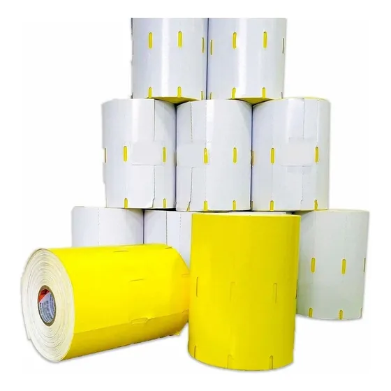 Caixa Com 4 Etiquetas De Gondola 110x30 Argox Elgin Cor Amarelo