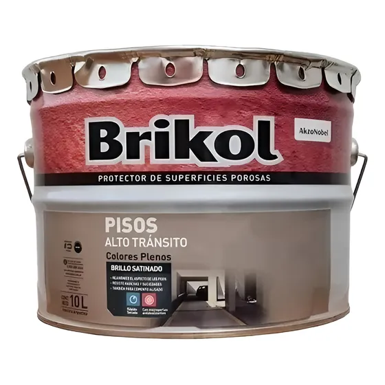 Brikol Pisos Alto Transito Colores 10 Litros. Ogus