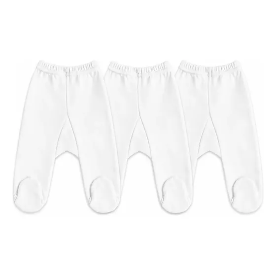 Set 3 Pantalones Panty De Algodón Con Pies Bebe Pumucki