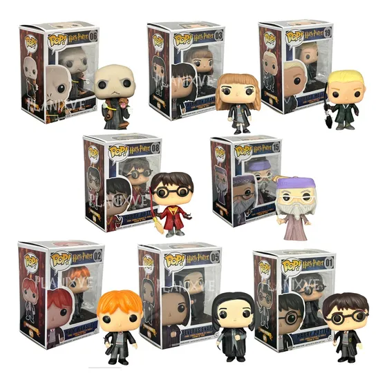 Coleccion 8 Funko Pop Harry Potter Ron Weasley Voldemort