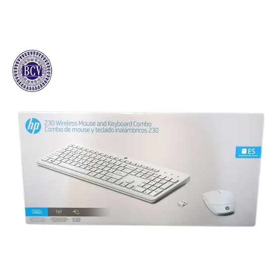 Combo Teclado Mouse Hp 230 Inalámbrico