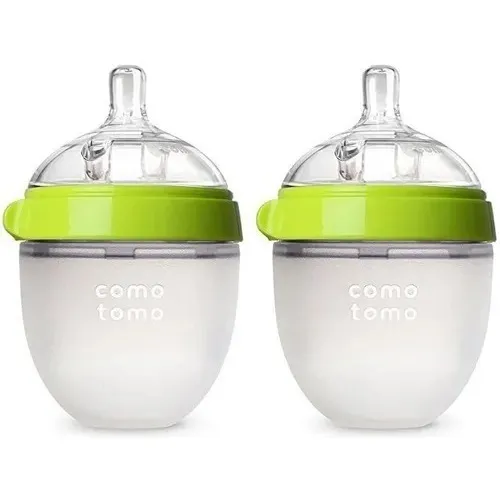 Comotomo Biberón 0-3 Meses 2 Pza 150 Ml + 2 Tetinas