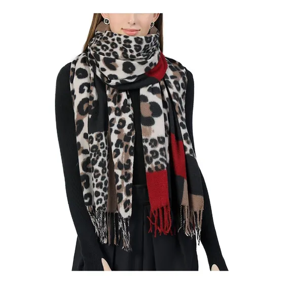 2025 Bufandas De Cachemira Suave For Mujer, Invierno Chalina