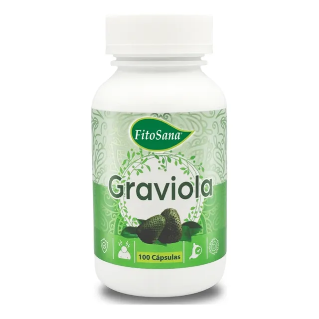 Graviola Fitosana Refuerza Sistema Inmune 100 Cápsulas