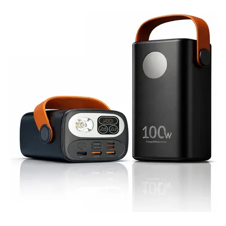 Carregador Portatil Power Bank 60.000mah 100w Starlink Preto