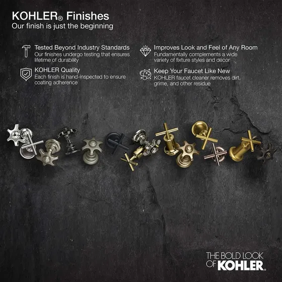 Kohler K-23510-bl Boquilla Para Baño Color Negro Mate