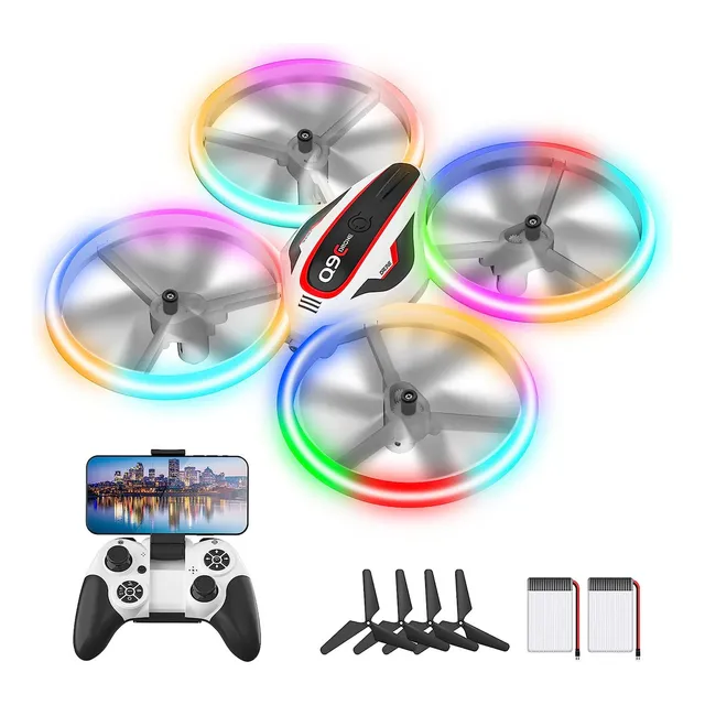 Qc Rc Drone Con Camara Fpv Hd P Para Ninos Y Adultos Ju