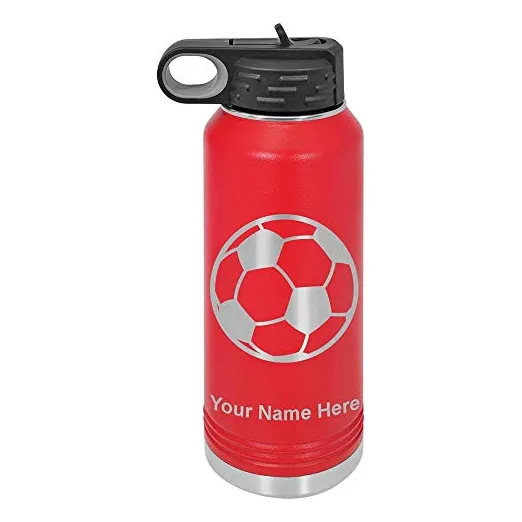 Lasergram 32oz Botella De Agua De Doble Pared Con 62zsy
